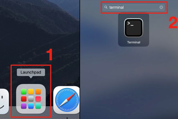 Terminal trên hệ điều hành macOS